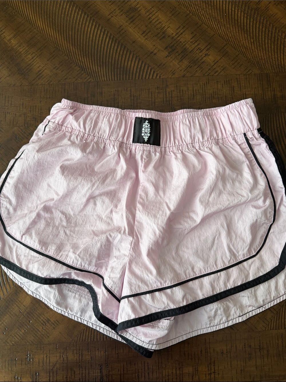 Free people movement varsity blues shorts